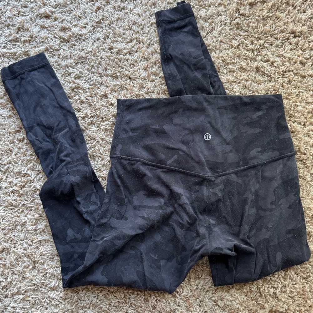Lululemon camo 6 align leggings women